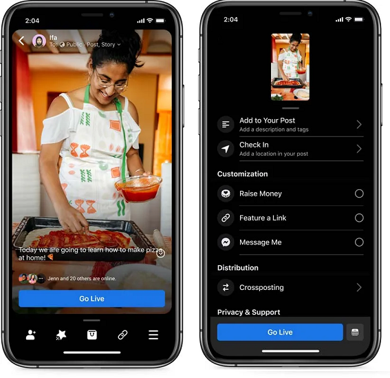 Facebook Launches New Tools for Live-Stream Creators, Including Links in Streams and Additional Stream Guests